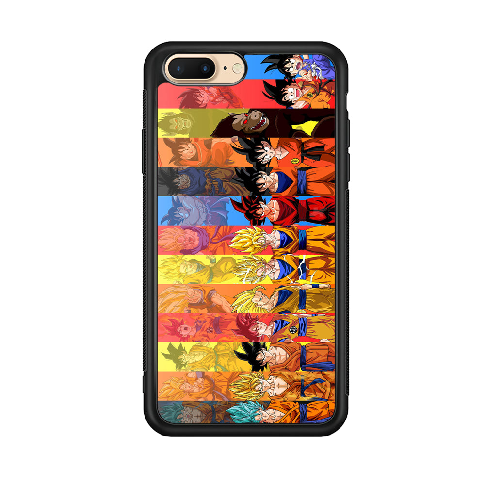 Dragon Ball Z Evolution iPhone 8 Plus Case-Phone Case-Rubber Black (2D Case)-Altracase