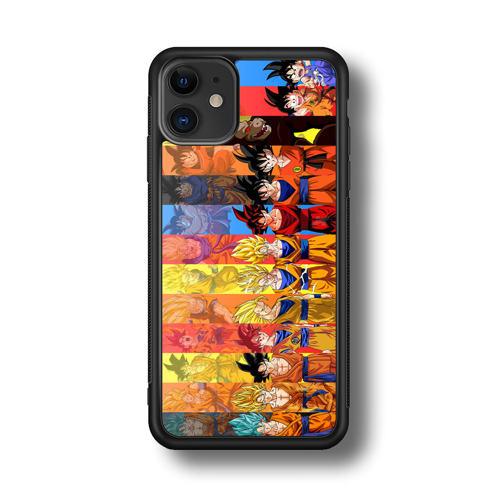 Dragon Ball Z Evolution iPhone 11 Case-Phone Case-Rubber Black (2D Case)-Altracase
