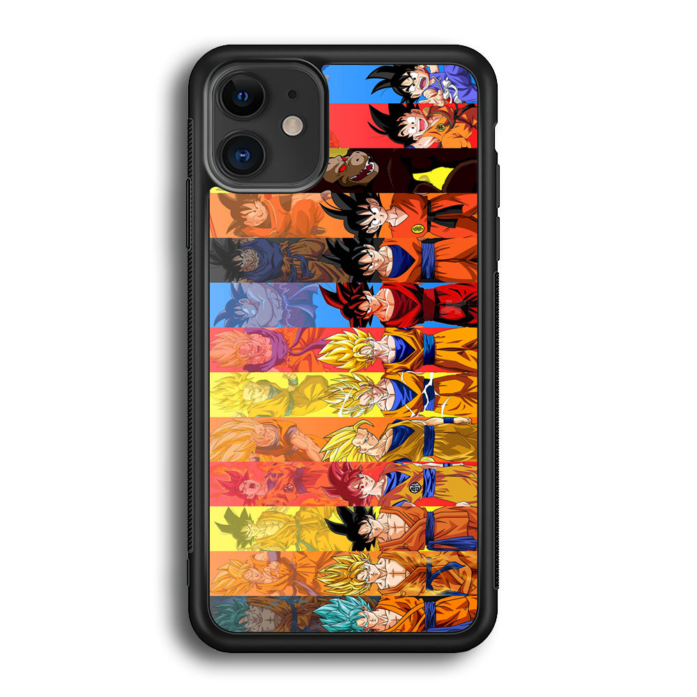 Dragon Ball Z Evolution iPhone 12 Case-Phone Case-Rubber Black (2D Case)-Altracase