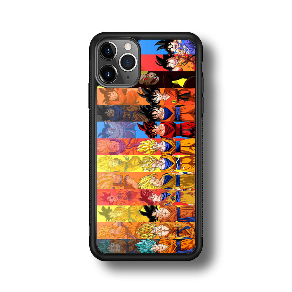Dragon Ball Z Evolution iPhone 11 Pro Case-Phone Case-Rubber Black (2D Case)-Altracase