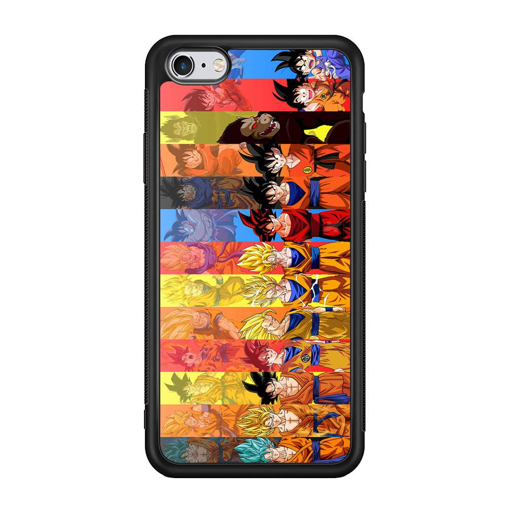 Dragon Ball Z Evolution iPhone 6 | 6s Case-Phone Case-Rubber Black (2D Case)-Altracase