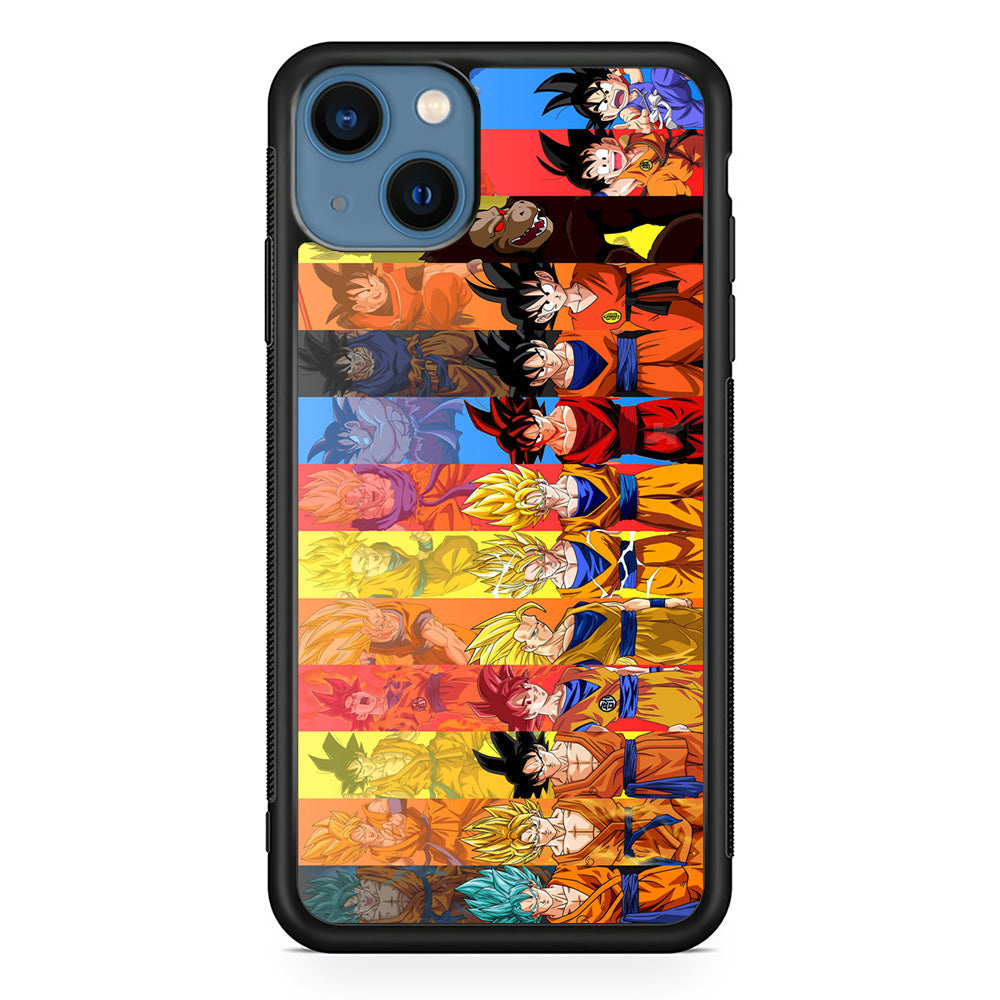 Dragon Ball Z Evolution iPhone 13 Case-Phone Case-Rubber Black (2D Case)-Altracase