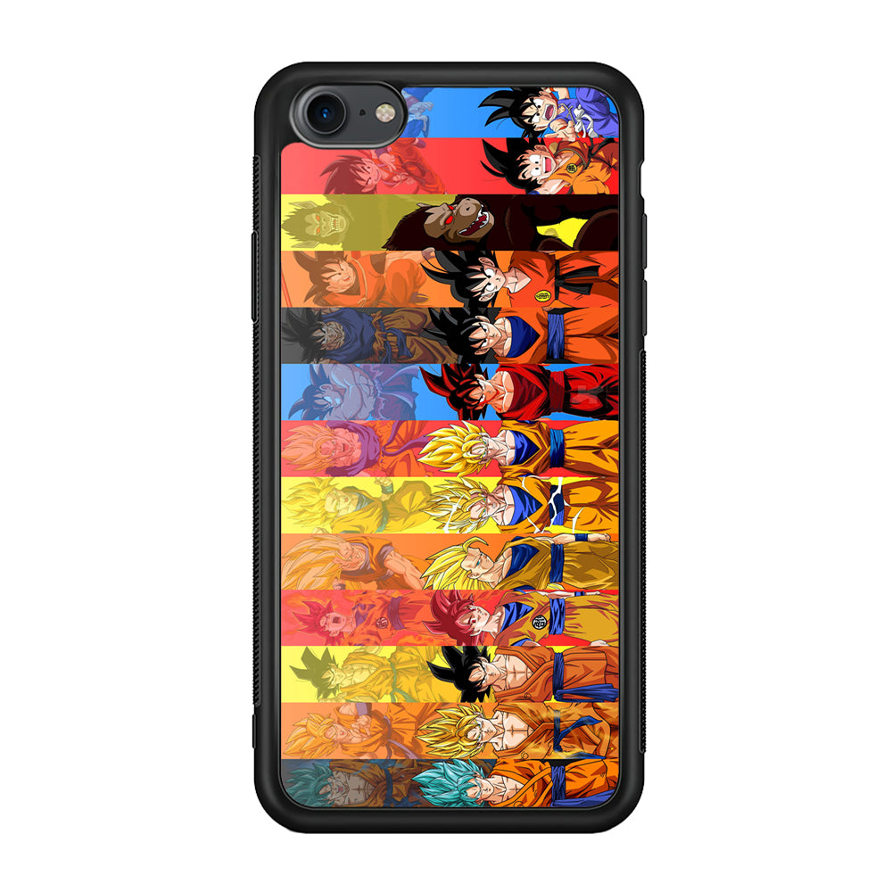 Dragon Ball Z Evolution iPhone 7 Case-Phone Case-Rubber Black (2D Case)-Altracase