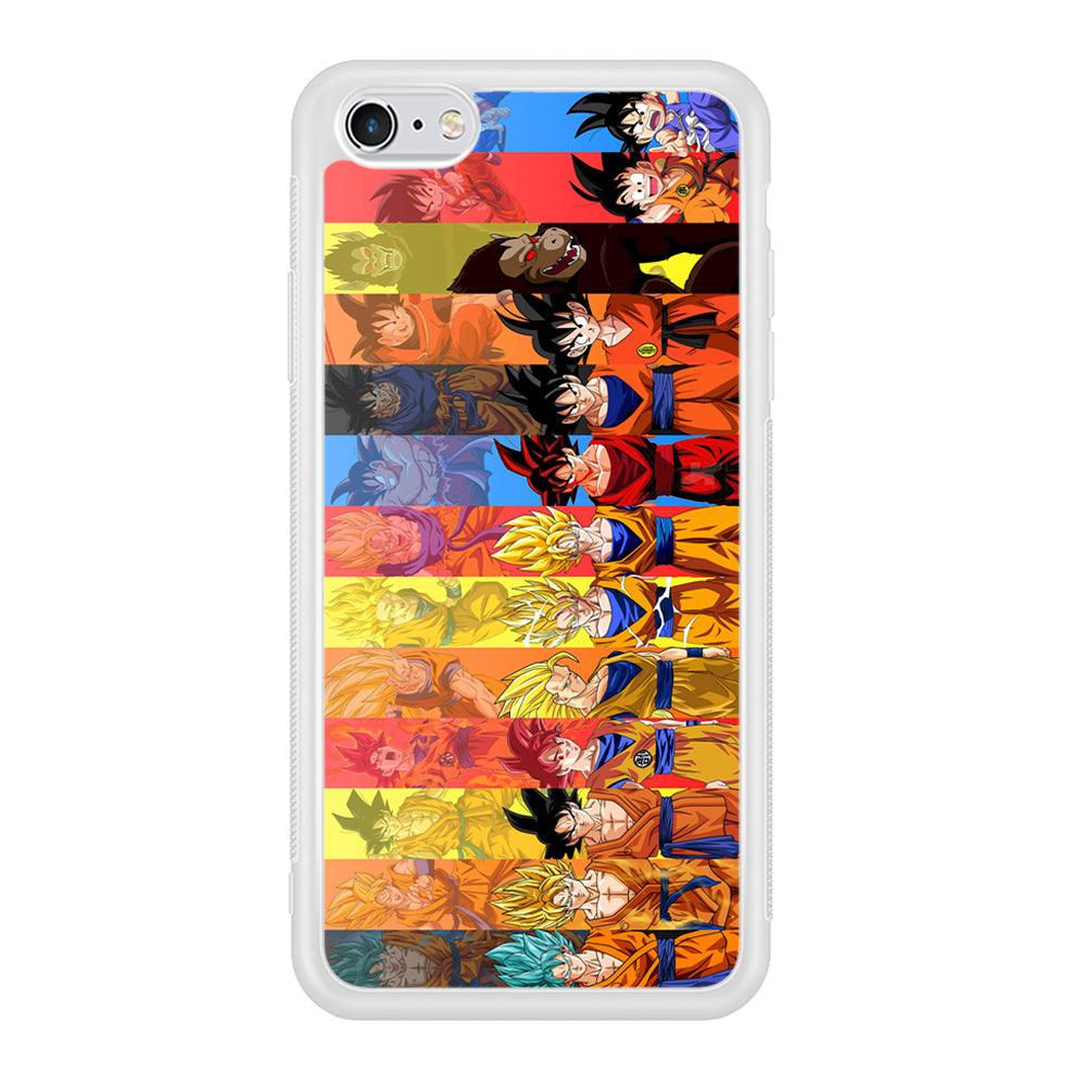 Dragon Ball Z Evolution iPhone 6 | 6s Case-Phone Case-Rubber White (2D Case)-Altracase