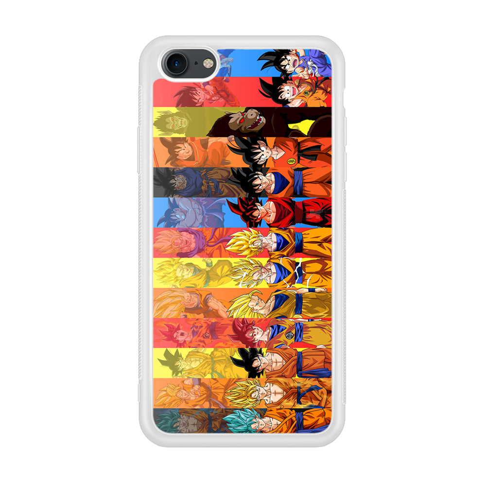 Dragon Ball Z Evolution iPhone 7 Case-Phone Case-Rubber White (2D Case)-Altracase