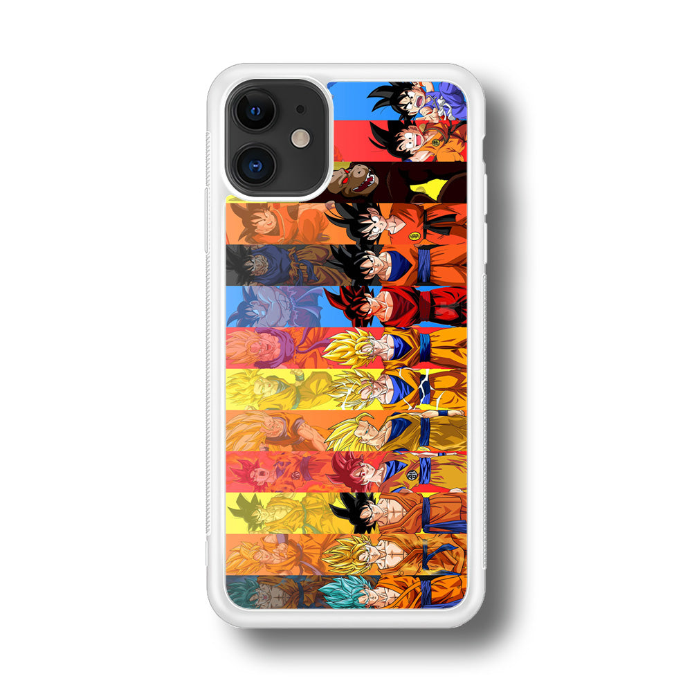 Dragon Ball Z Evolution iPhone 11 Case-Phone Case-Rubber White (2D Case)-Altracase