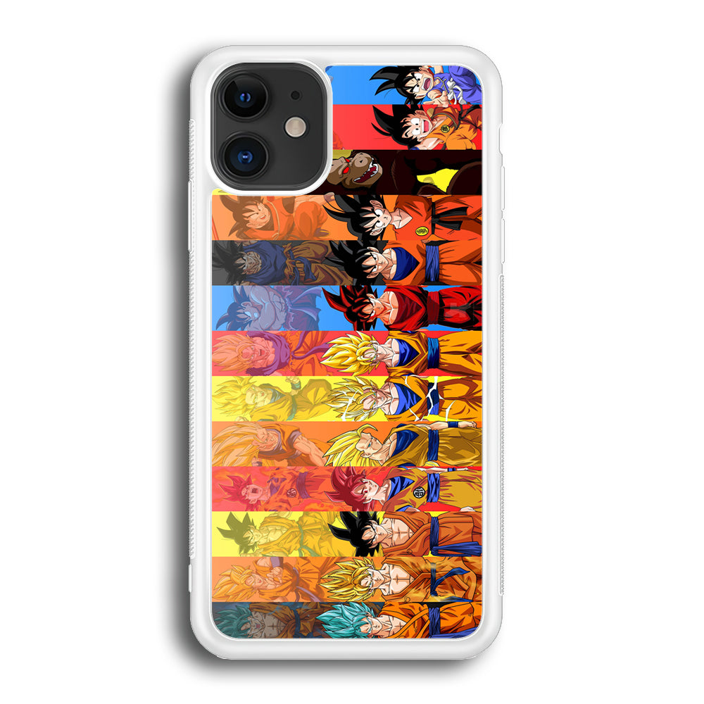 Dragon Ball Z Evolution iPhone 12 Case-Phone Case-Rubber White (2D Case)-Altracase