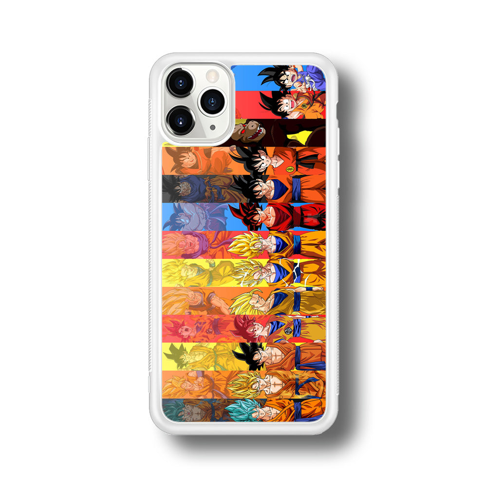 Dragon Ball Z Evolution iPhone 11 Pro Case-Phone Case-Rubber White (2D Case)-Altracase