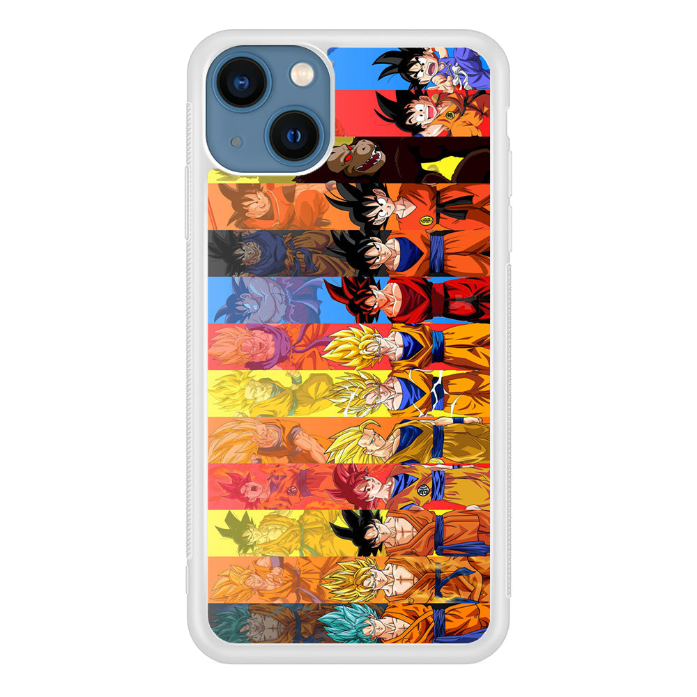 Dragon Ball Z Evolution iPhone 13 Case-Phone Case-Rubber White (2D Case)-Altracase