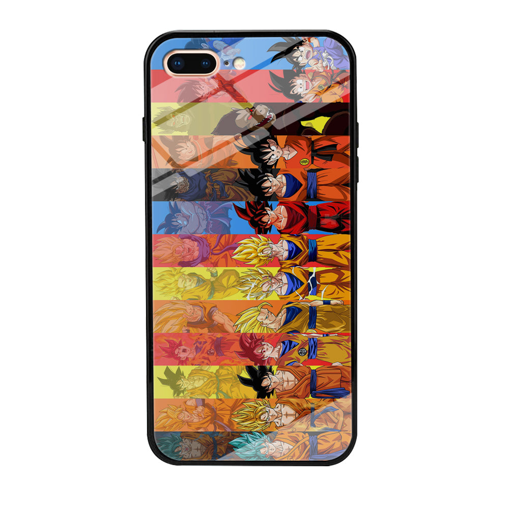 Dragon Ball Z Evolution iPhone 8 Plus Case-Phone Case-Tempered Glass Case-Altracase