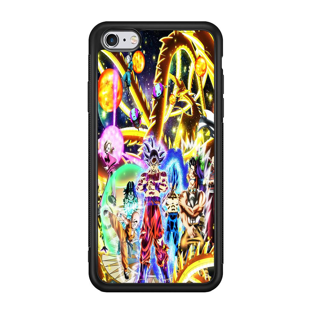 Dragon Ball Z Galaxy iPhone 6 | 6s Case-Phone Case-Rubber Black (2D Case)-Altracase