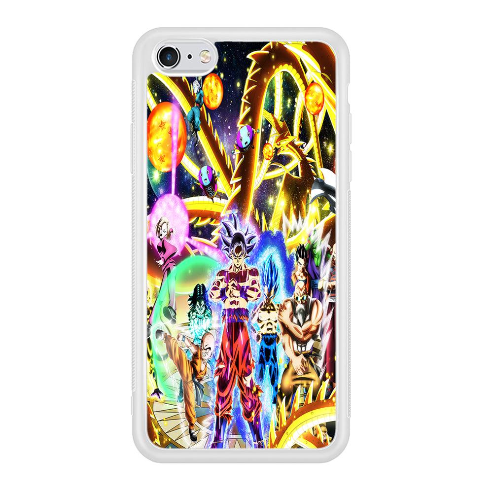 Dragon Ball Z Galaxy iPhone 6 | 6s Case-Phone Case-Rubber White (2D Case)-Altracase