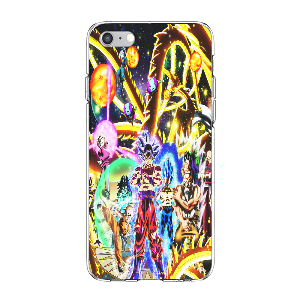 Dragon Ball Z Galaxy iPhone 6 Plus | 6s Plus Case-Phone Case-Clear Soft Case-Altracase