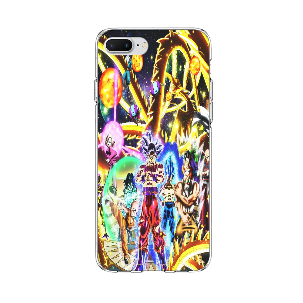 Dragon Ball Z Galaxy iPhone 7 Plus Case-Phone Case-Clear Soft Case-Altracase