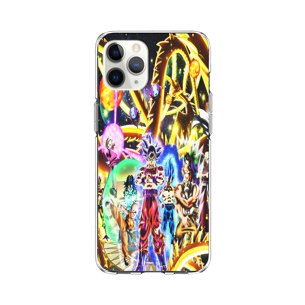 Dragon Ball Z Galaxy iPhone 11 Pro Case-Phone Case-Clear Soft Case-Altracase