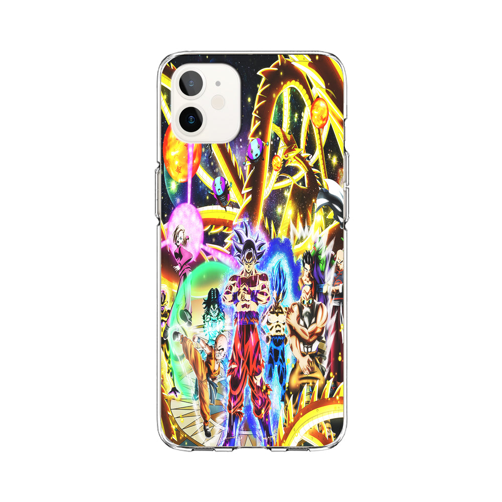 Dragon Ball Z Galaxy iPhone 12 Mini Case-Phone Case-Clear Soft Case-Altracase