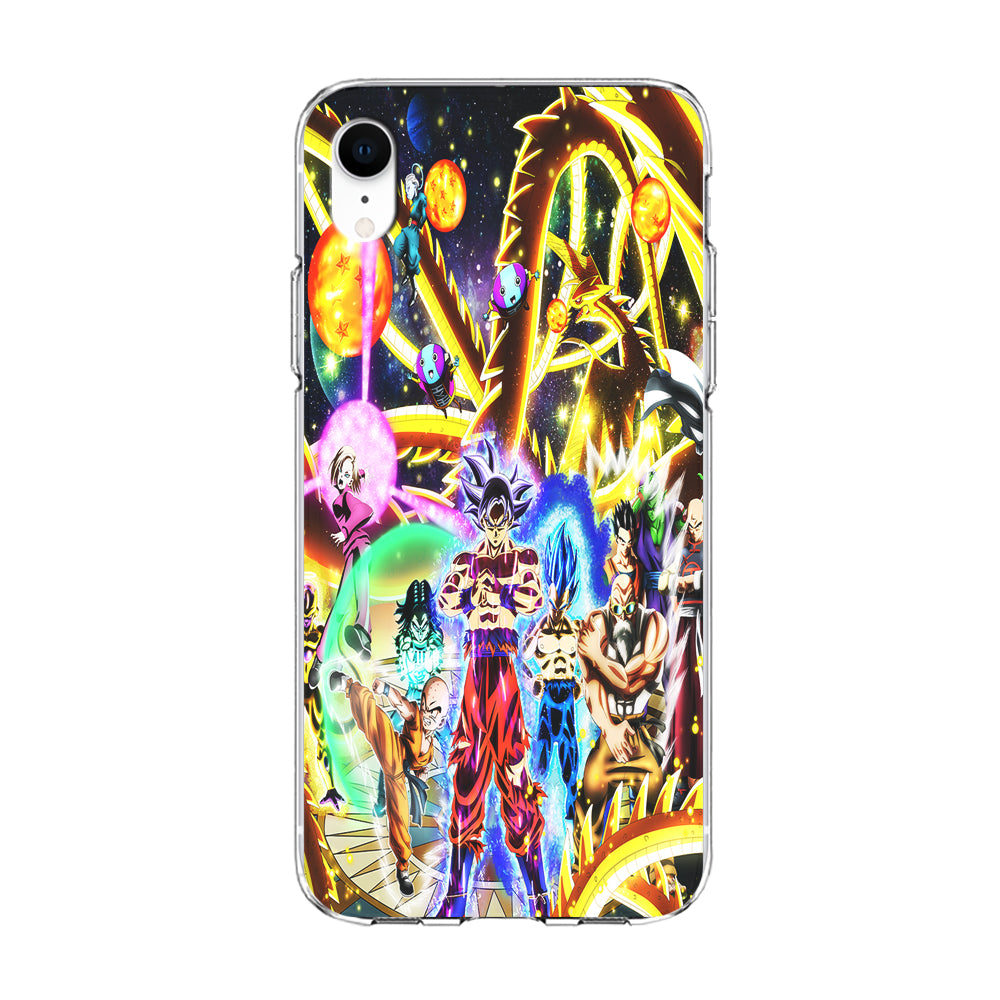 Dragon Ball Z Galaxy iPhone XR Case-Phone Case-Clear Soft Case-Altracase