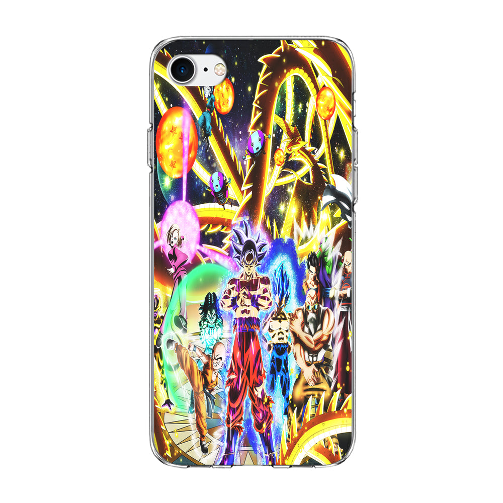 Dragon Ball Z Galaxy iPhone 7 Case-Phone Case-Clear Soft Case-Altracase