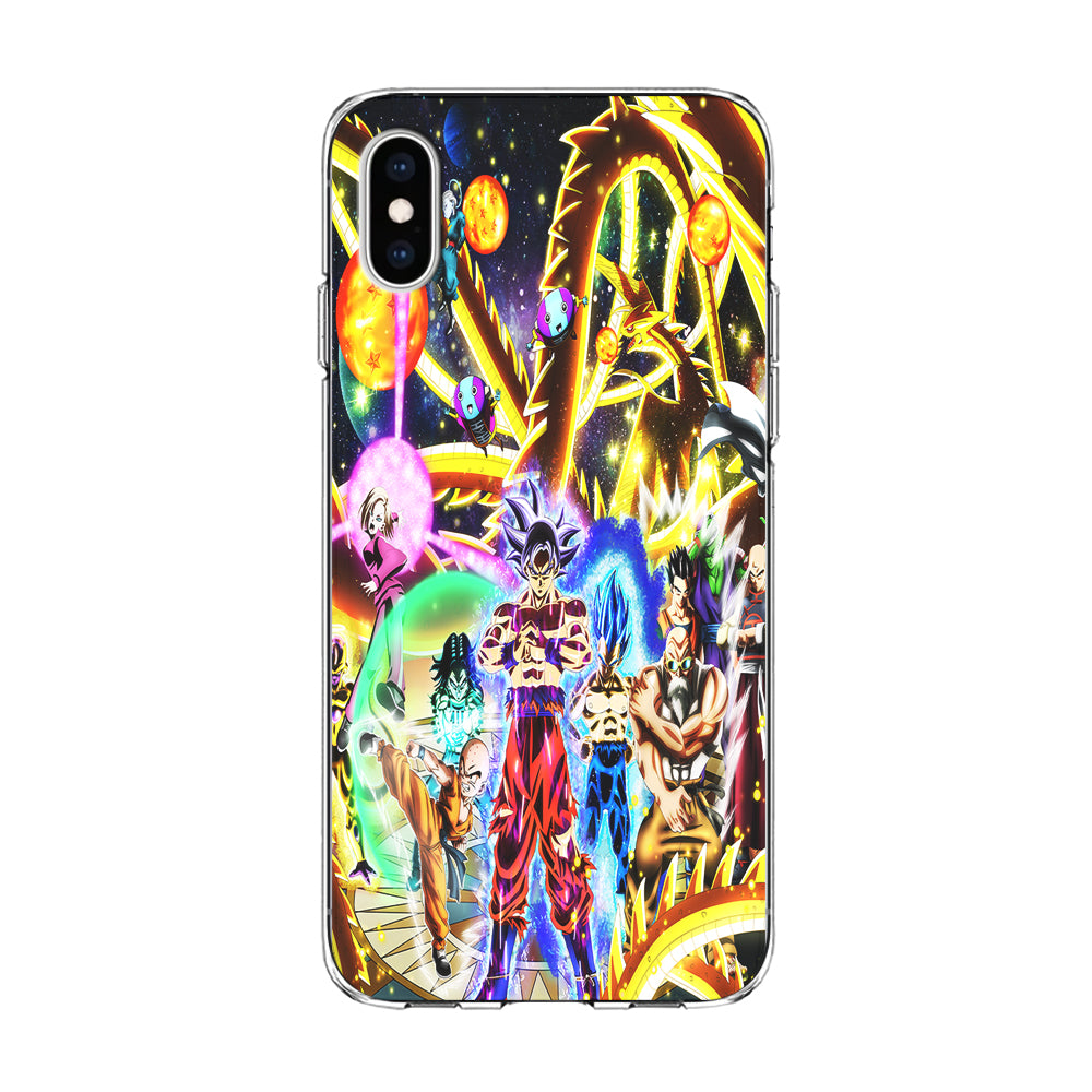Dragon Ball Z Galaxy iPhone Xs Case-Phone Case-Clear Soft Case-Altracase