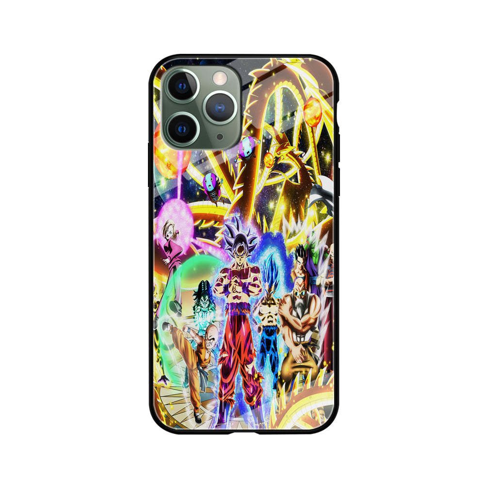 Dragon Ball Z Galaxy iPhone 11 Pro Case-Phone Case-Tempered Glass Case-Altracase
