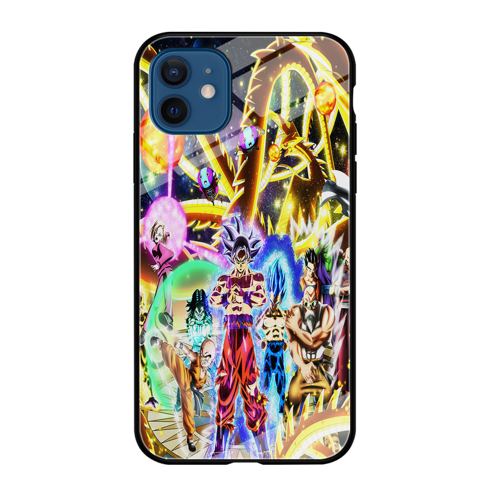 Dragon Ball Z Galaxy iPhone 12 Case-Phone Case-Tempered Glass Case-Altracase