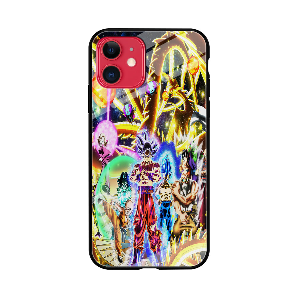 Dragon Ball Z Galaxy iPhone 11 Case-Phone Case-Tempered Glass Case-Altracase