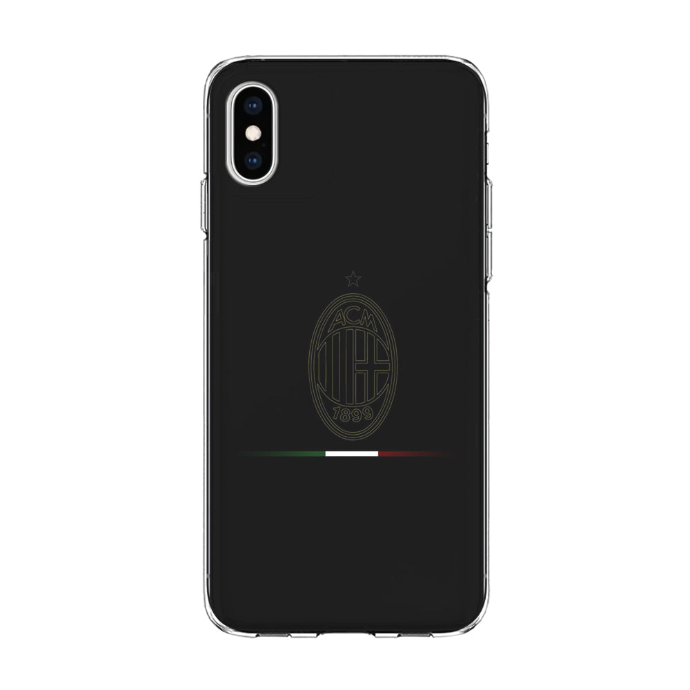 FB AC Milan iPhone Xs Case-Phone Case-Clear Soft Case-Altracase