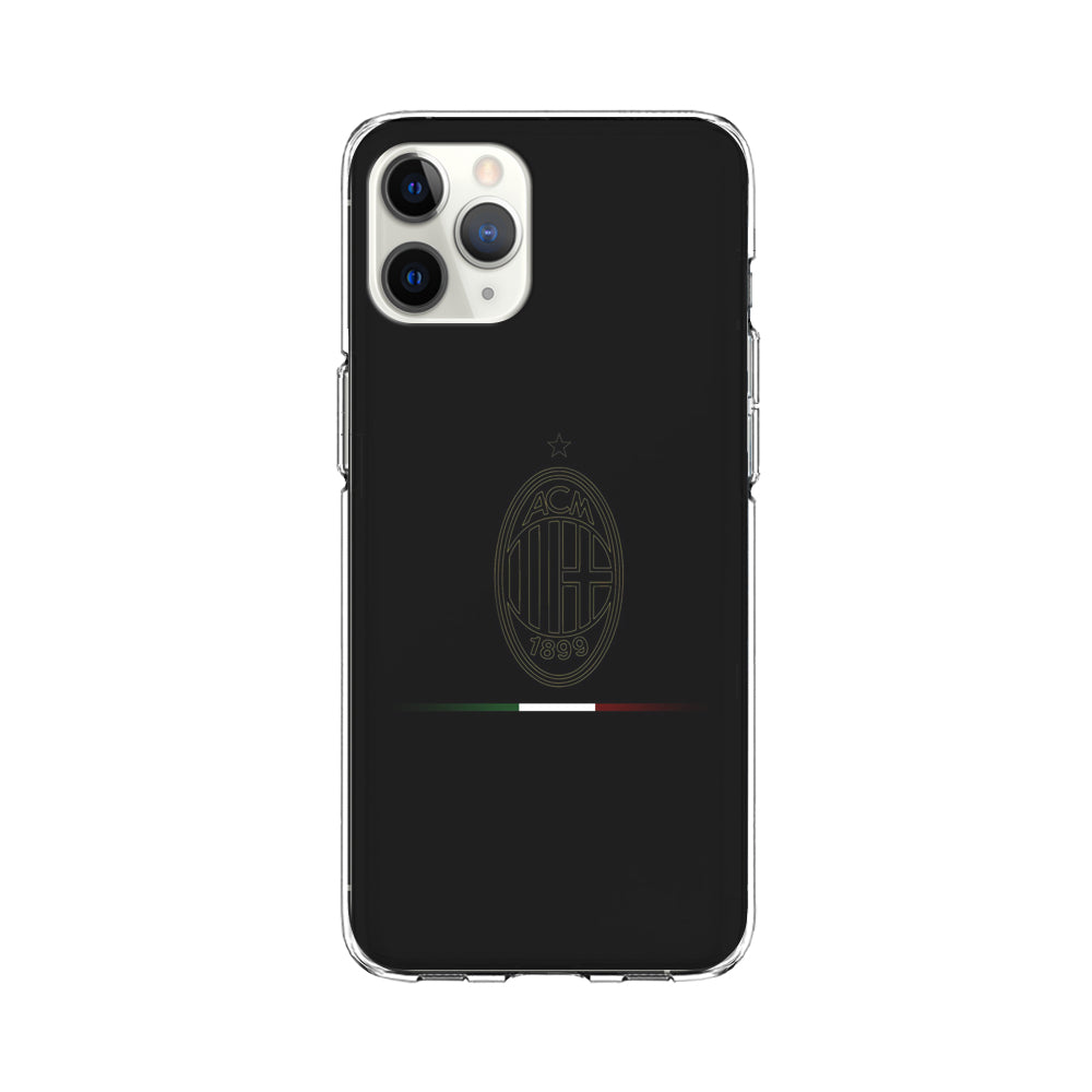 FB AC Milan iPhone 11 Pro Case-Phone Case-Clear Soft Case-Altracase