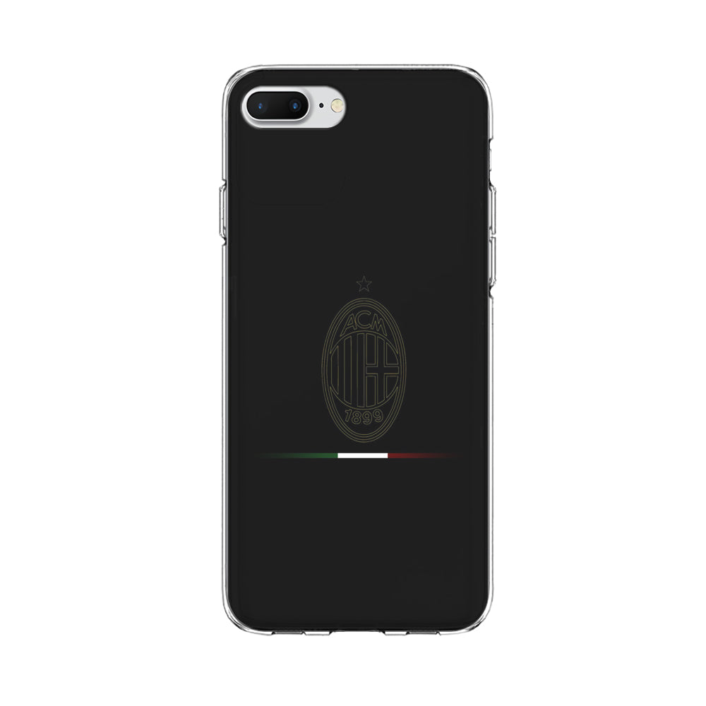 FB AC Milan iPhone 8 Plus Case-Phone Case-Clear Soft Case-Altracase