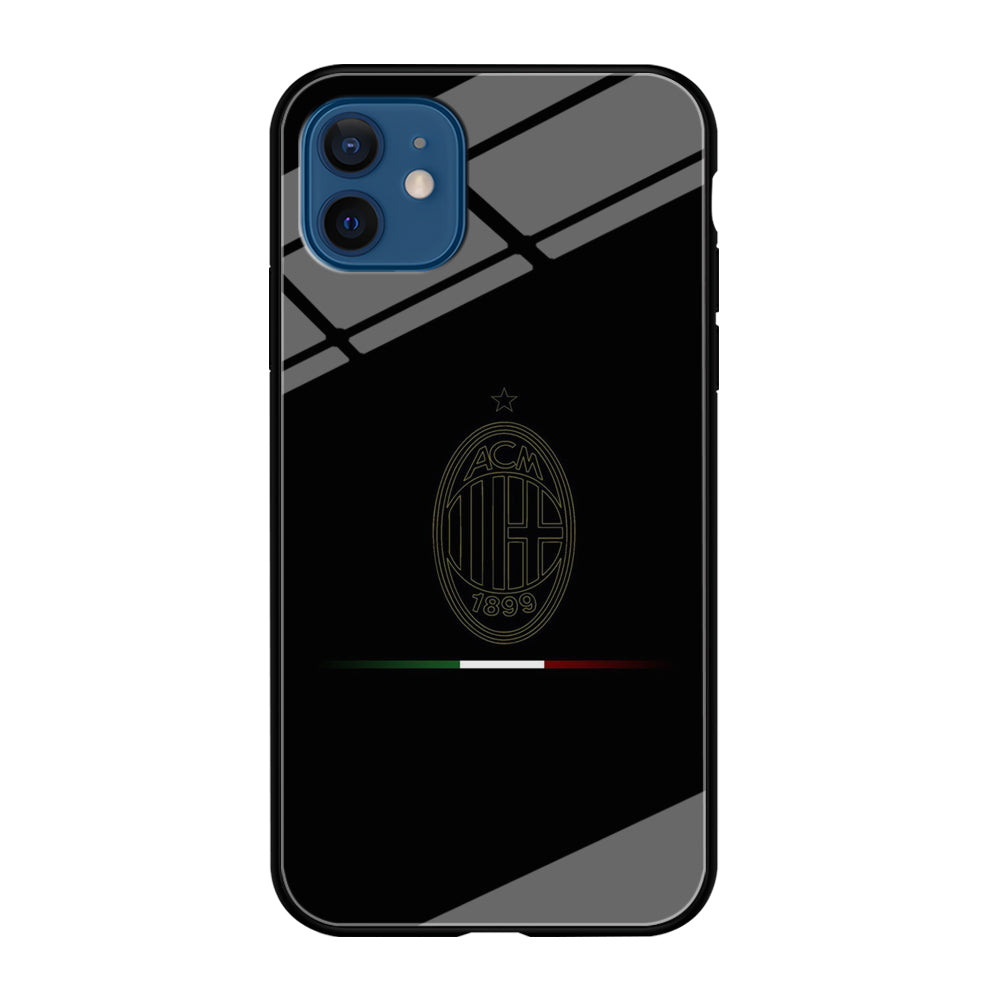 FB AC Milan iPhone 12 Case-Phone Case-Tempered Glass Case-Altracase