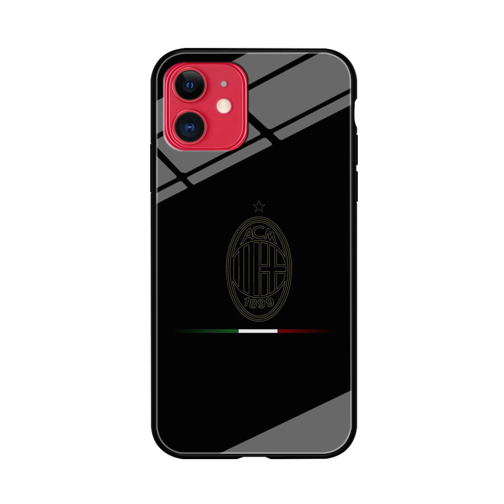 FB AC Milan iPhone 11 Case-Phone Case-Tempered Glass Case-Altracase