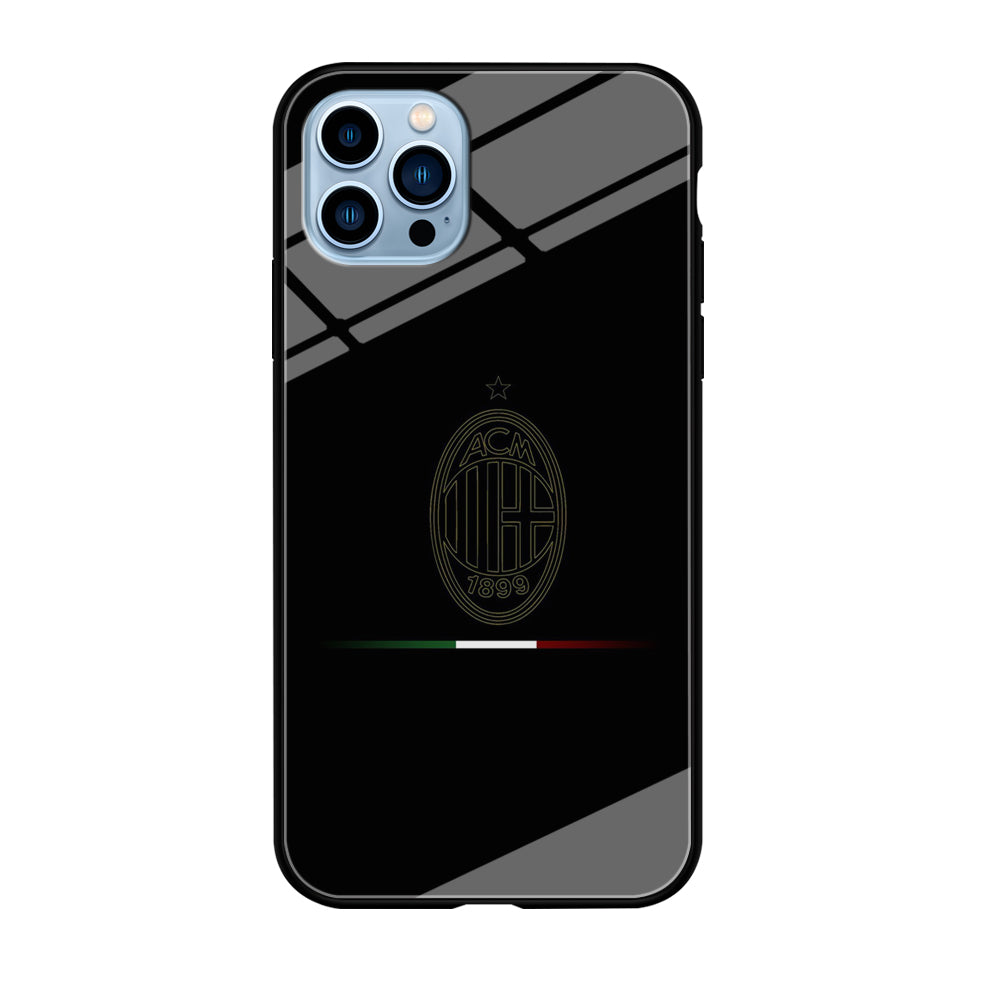 FB AC Milan iPhone 12 Pro Max Case-Phone Case-Tempered Glass Case-Altracase