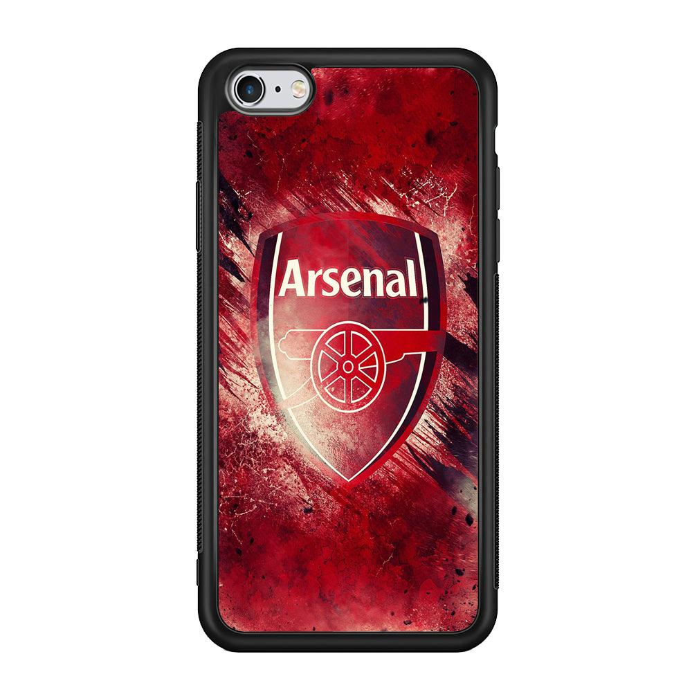 FB Arsenal iPhone 6 | 6s Case-Phone Case-Rubber Black (2D Case)-Altracase