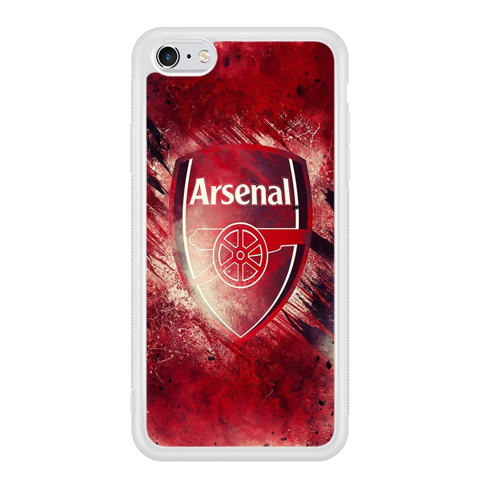 FB Arsenal iPhone 6 | 6s Case-Phone Case-Rubber White (2D Case)-Altracase