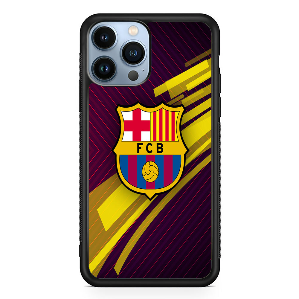 FB Barcelona 001 iPhone 15 Pro Case-Phone Case-Rubber Black (2D Case)-Altracase