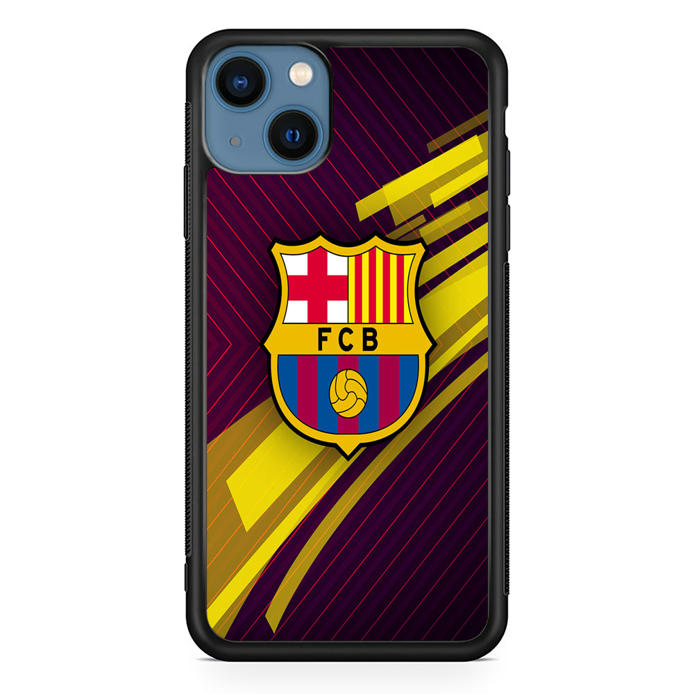 FB Barcelona 001 iPhone 13 Case-Phone Case-Rubber Black (2D Case)-Altracase