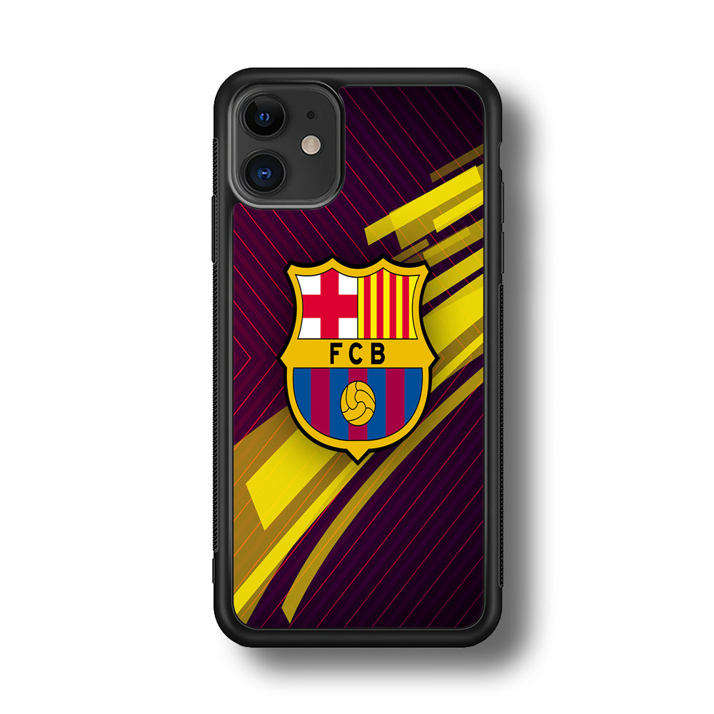 FB Barcelona 001 iPhone 11 Case-Phone Case-Rubber Black (2D Case)-Altracase