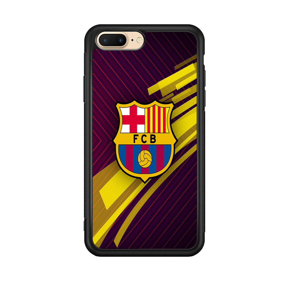 FB Barcelona 001 iPhone 8 Plus Case-Phone Case-Rubber Black (2D Case)-Altracase