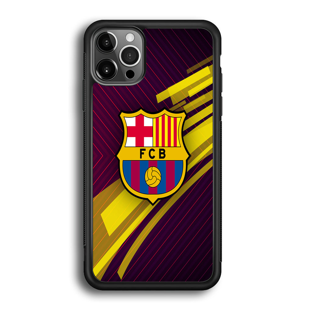 FB Barcelona 001 iPhone 12 Pro Max Case-Phone Case-Rubber Black (2D Case)-Altracase