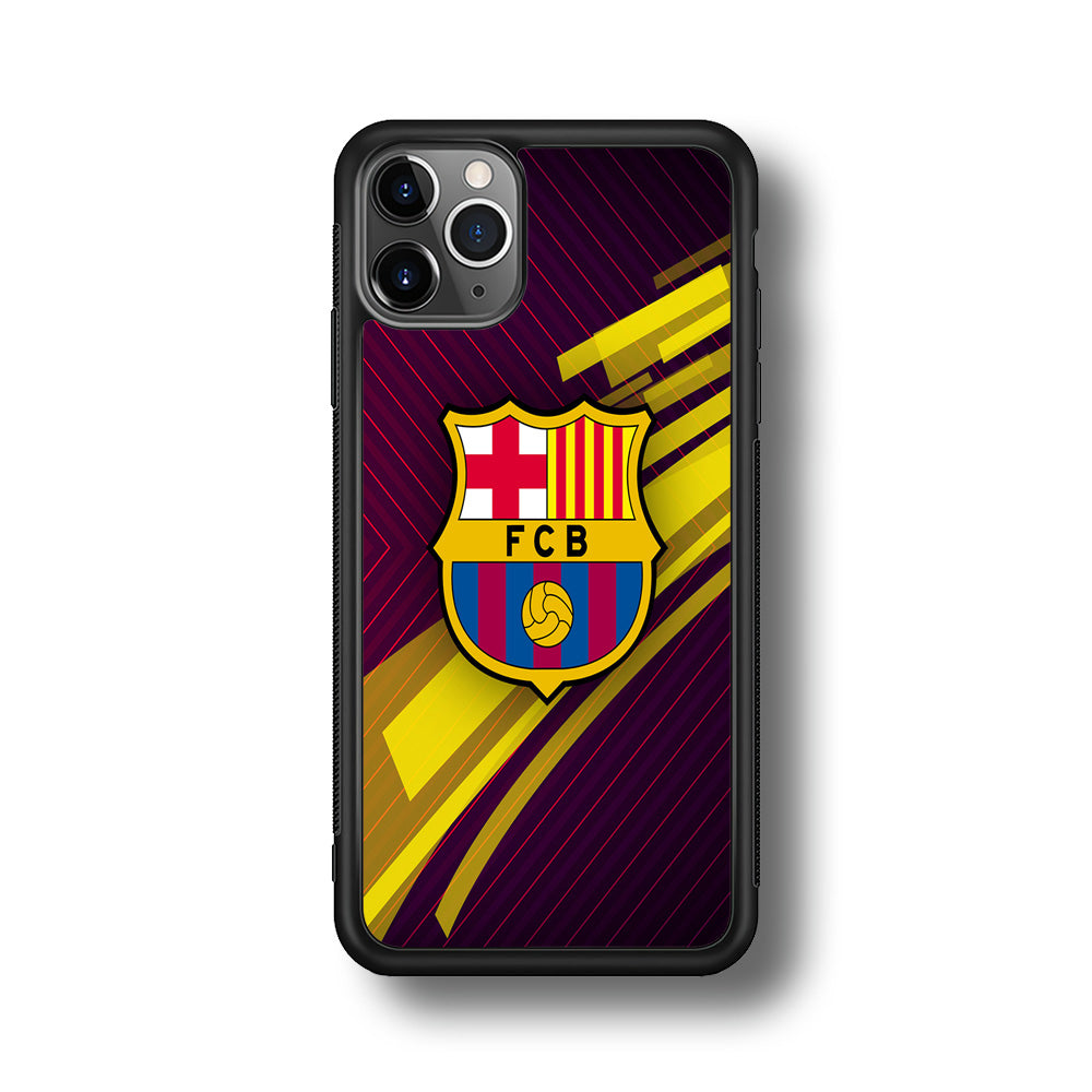 FB Barcelona 001 iPhone 11 Pro Case-Phone Case-Rubber Black (2D Case)-Altracase