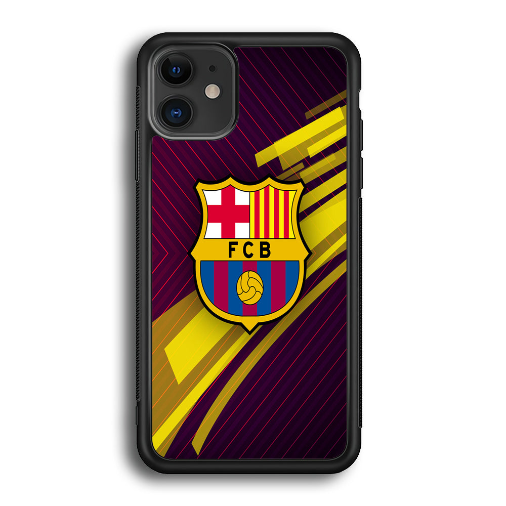 FB Barcelona 001 iPhone 12 Case-Phone Case-Rubber Black (2D Case)-Altracase