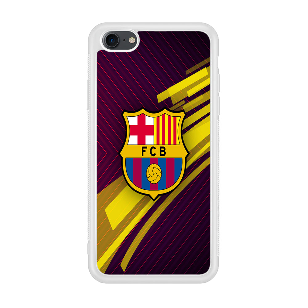 FB Barcelona 001 iPhone 7 Case-Phone Case-Rubber White (2D Case)-Altracase