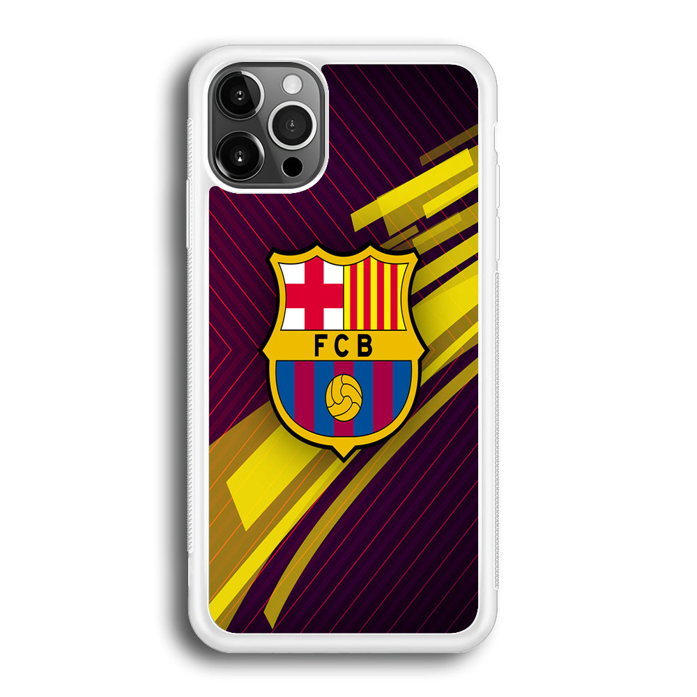 FB Barcelona 001 iPhone 12 Pro Max Case-Phone Case-Rubber White (2D Case)-Altracase