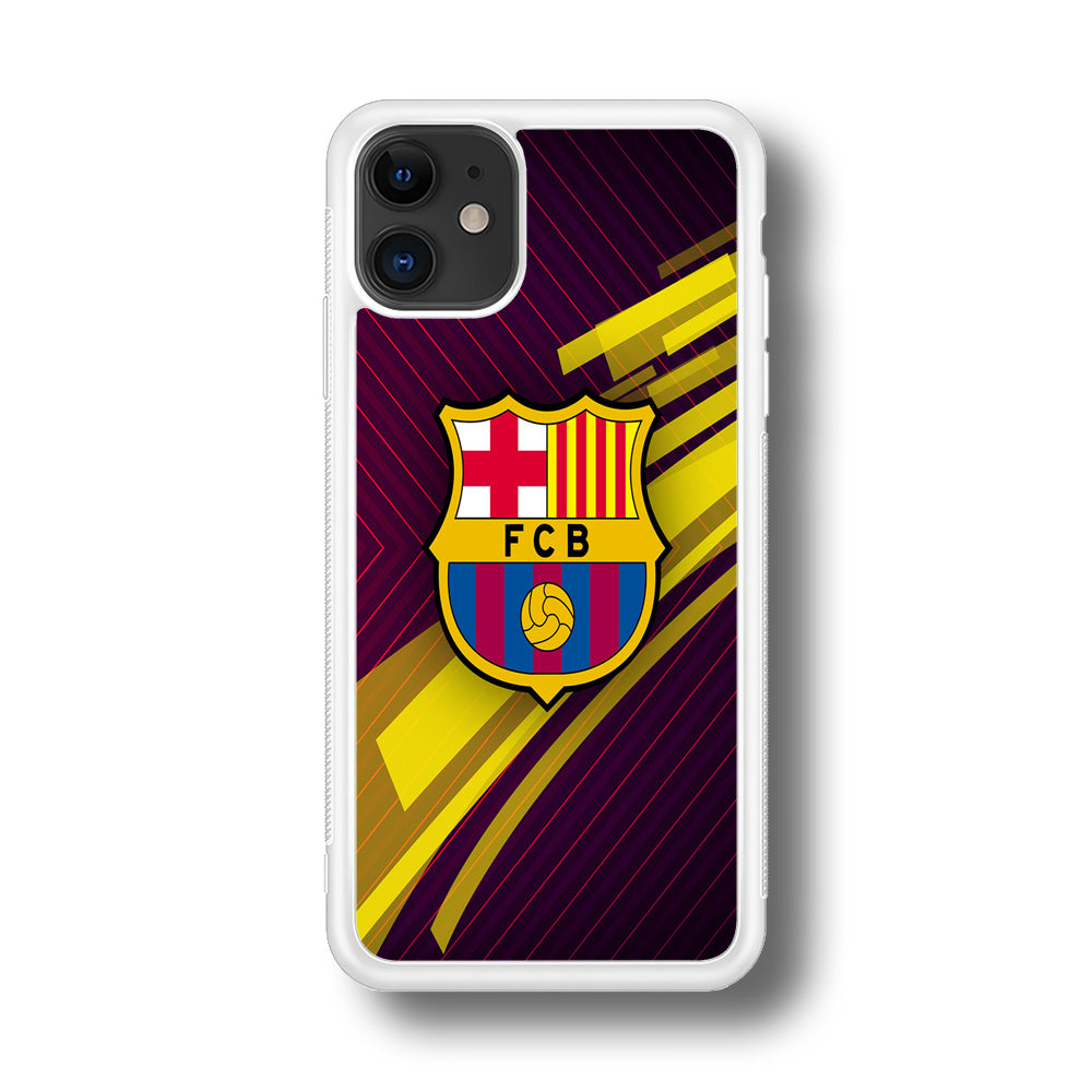 FB Barcelona 001 iPhone 11 Case-Phone Case-Rubber White (2D Case)-Altracase