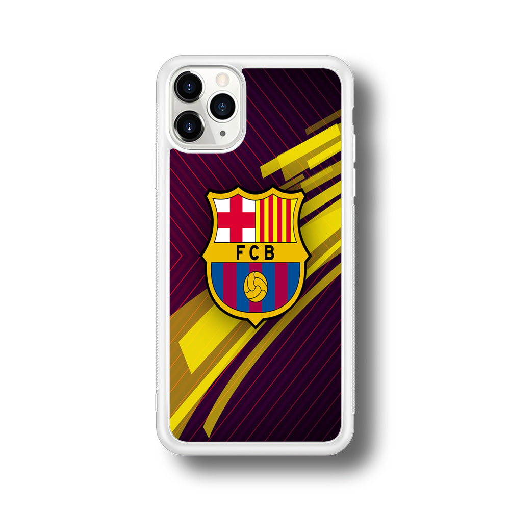 FB Barcelona 001 iPhone 11 Pro Case-Phone Case-Rubber White (2D Case)-Altracase