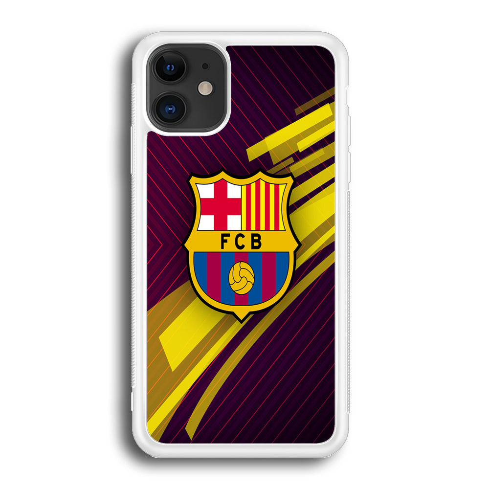 FB Barcelona 001 iPhone 12 Case-Phone Case-Rubber White (2D Case)-Altracase