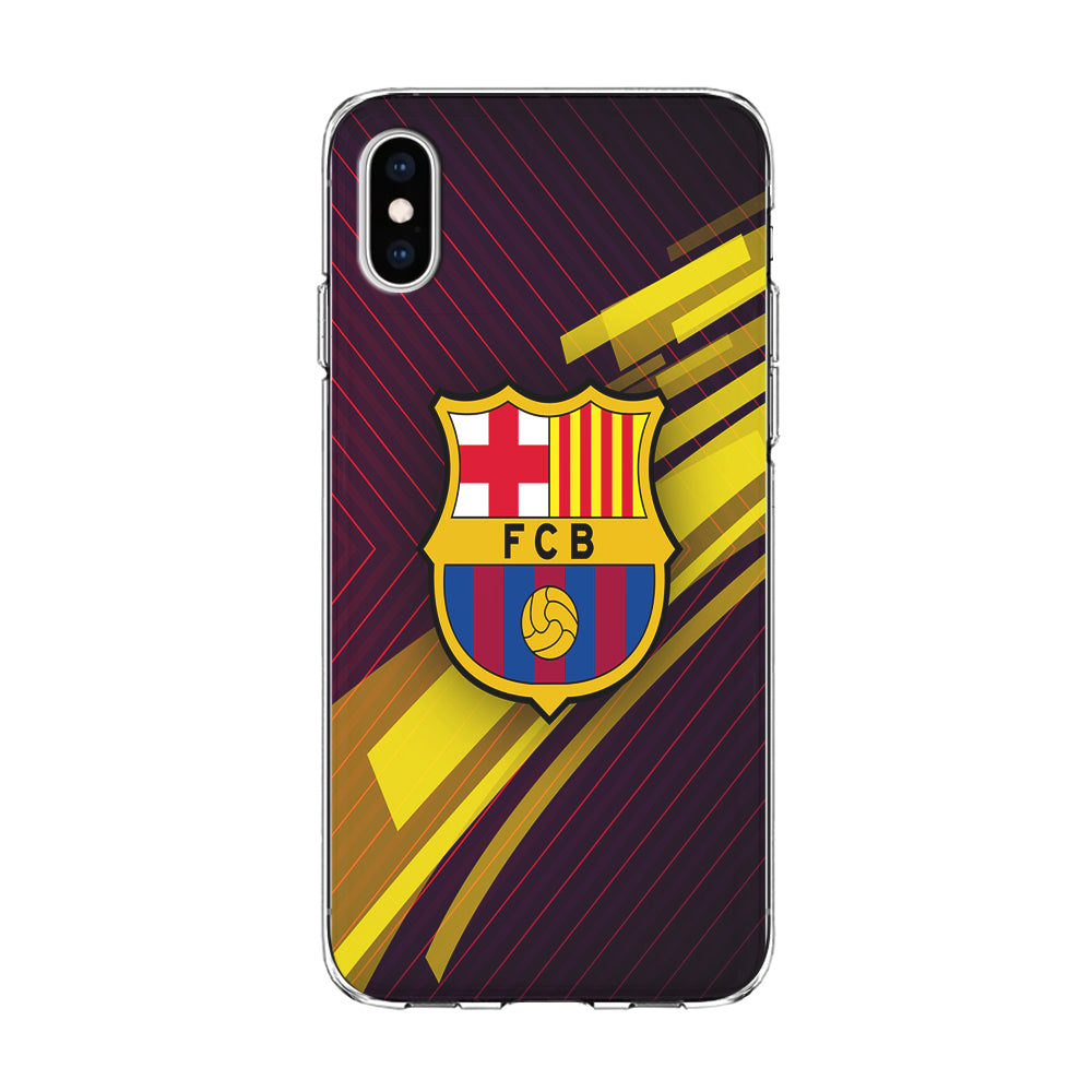FB Barcelona 001 iPhone Xs Case-Phone Case-Clear Soft Case-Altracase