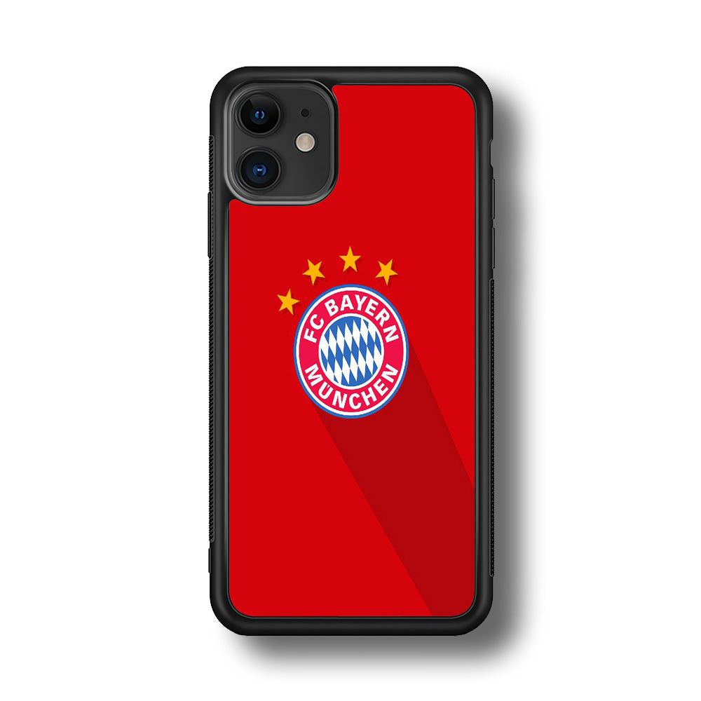 FB Bayern Munich 003 iPhone 11 Case-Phone Case-Rubber Black (2D Case)-Altracase
