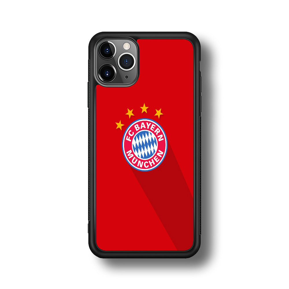 FB Bayern Munich 003 iPhone 11 Pro Case-Phone Case-Rubber Black (2D Case)-Altracase
