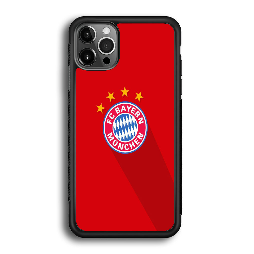FB Bayern Munich 003 iPhone 12 Pro Max Case-Phone Case-Rubber Black (2D Case)-Altracase